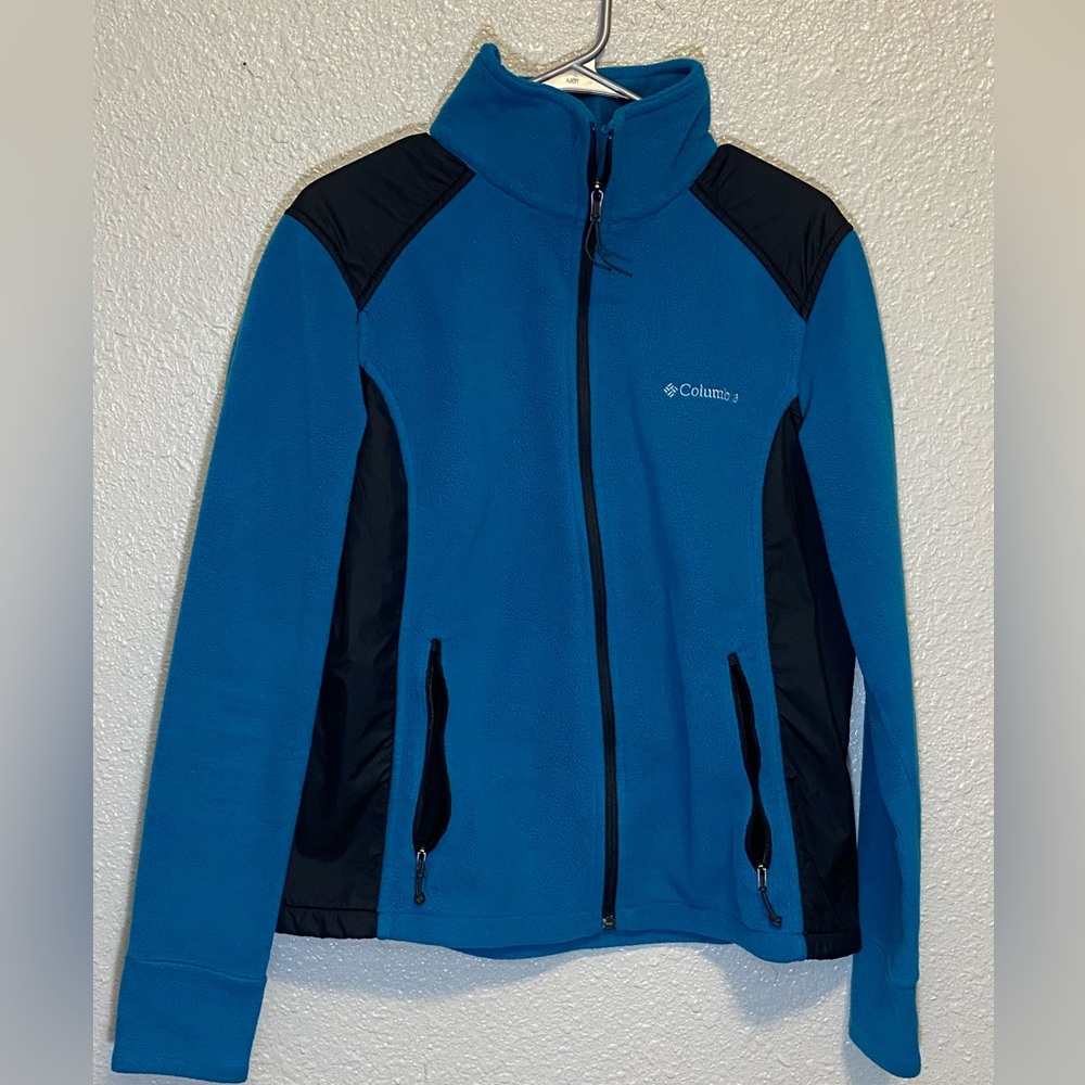 columbia full zip fleece jacket women's xl